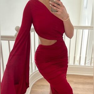 Woman’s maxi stand out dress